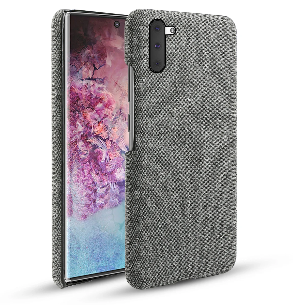 

For Samsung Galaxy Note 10 Note 10 Plus Case Fabric Cloth Slim Hard PC Back Cover For Samsung Note 10 Case Shockproof Shell