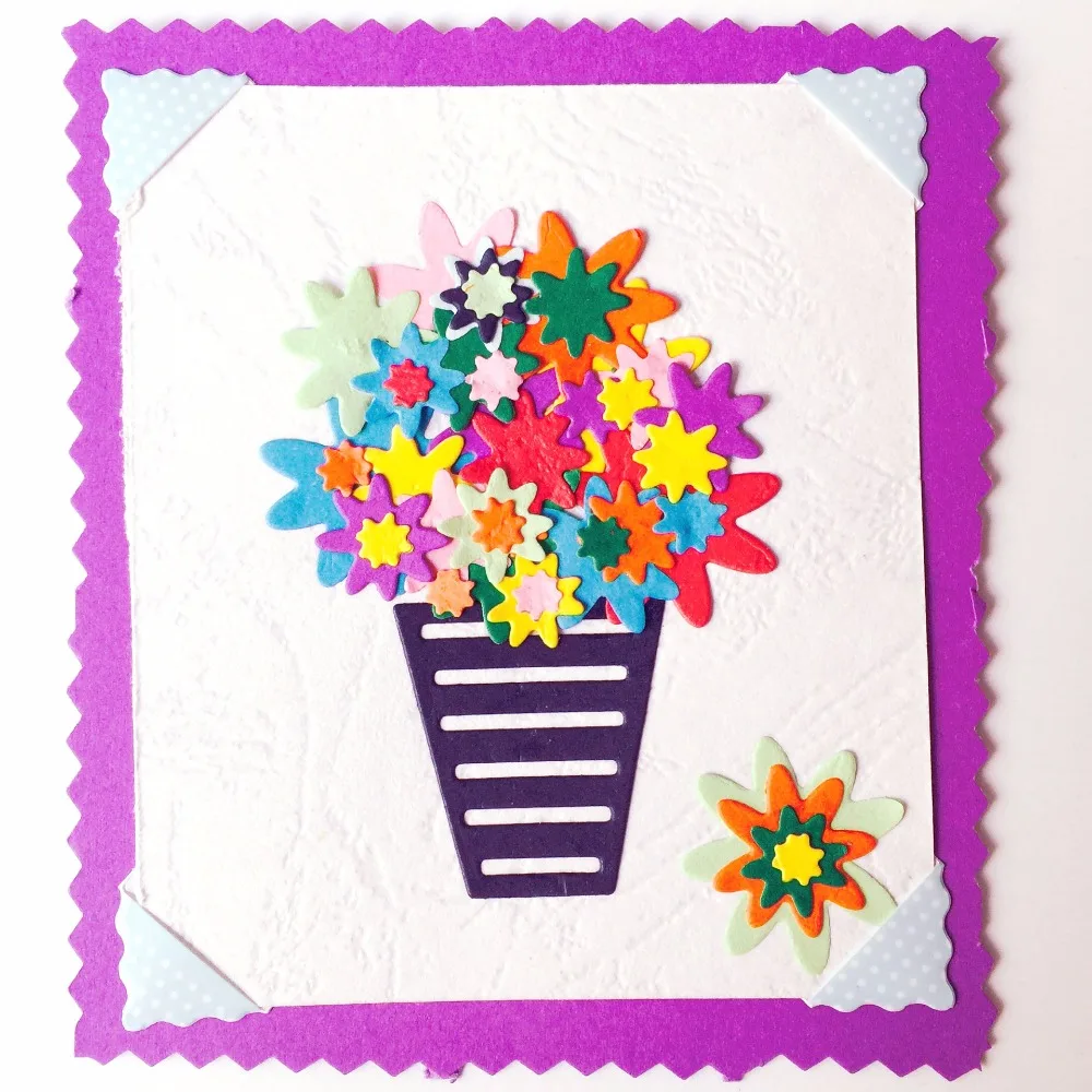 

1PC Frame Potted Plant Metal Cutting Dies DIY Flower Stencils For Scrapbooking Photo Album Embossing Paper Card Crafts Template