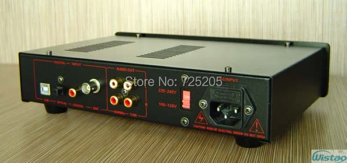 HIFI Tube Digital Analog Converter DAC Headphone Amplifier 6N3 Support BNC Coaxial Fiber Optic AMP Audio USB Black Silver Panel HIFI Tube Digital Analog Converter DAC Headphone Amplifier 6N3 Support BNC Coaxial Fiber Optic AMP Audio USB Black Silver Panel