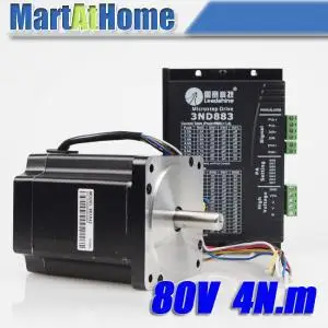 New DIY CNC Router Kit Leadshine 3ND883 Stepper Driver 80V + 863S42 Stepper Motor 4 N.m #SM550 @SD New DIY CNC Router Kit Leadshine 3ND883 Stepper Driver 80V + 863S42 Stepper Motor 4 N.m #SM550 @SD