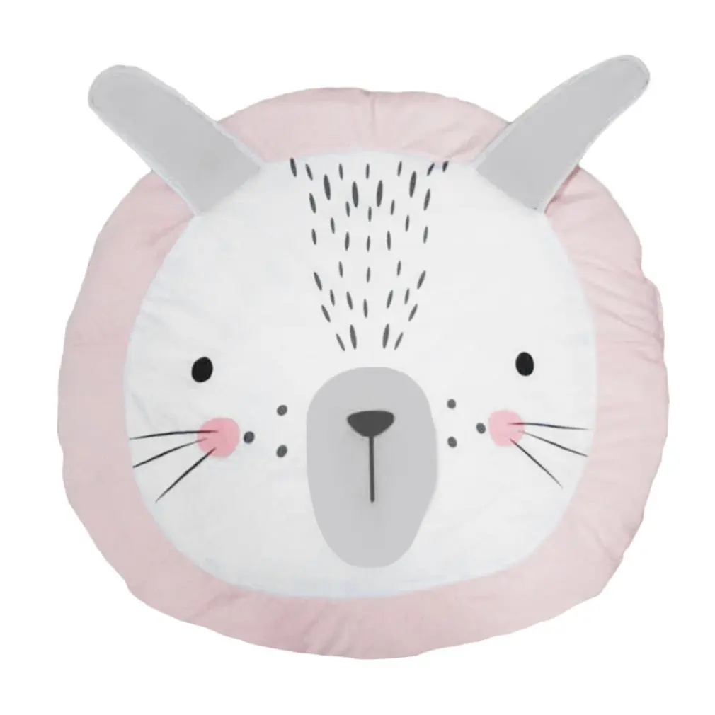Большой кролик, играющий ползать, коврик для спортзала, для новорожденных, для детей, для душа, подарок, одеяло, детские коврики для девочек - Цвет: Розовый