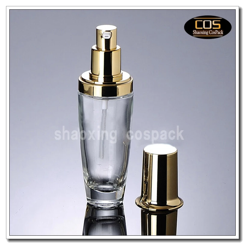 Buy 100pcs wholesale 50ml empty clear glass lotion