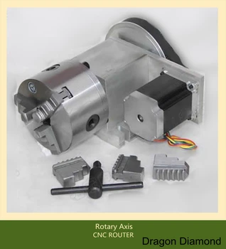 

CNC dividing head, rotary K11 100 three claw chuck(4axis rotary axis for the cnc router cnc engraving machine)