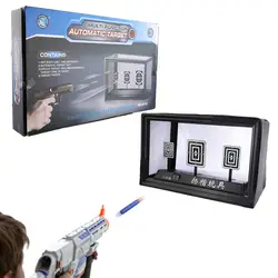 Автоматический сброс электронный цель для стрельбы съемки учебного оборудования Чехол Детская Спортивная игрушка избрать для Nerf игрушки