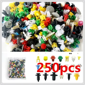 

250PCS Car Door Trim Panel Clip Fastener Bumper Rivet bolt Engine screw for Jeep Liberty Trailhawk Commander Hurricane Gladiator