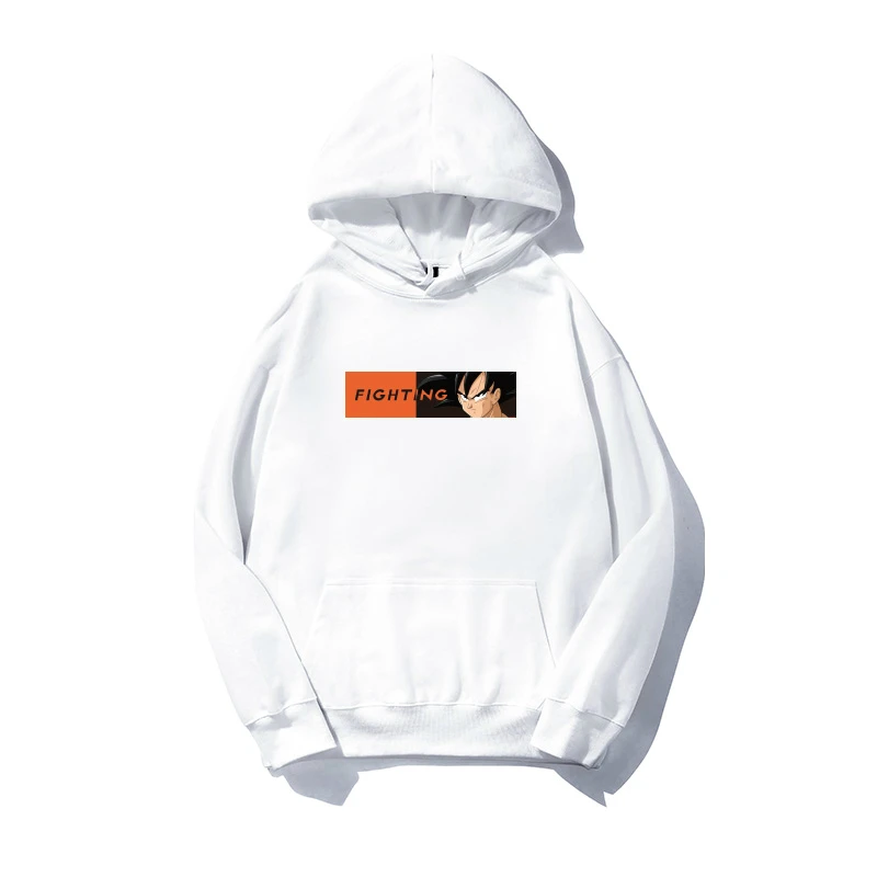 

Hot Sale Hip Hop Hoodies Sweatshirts Casual Style Cotton Loose Dragon Ball Goku Print Couples Men Students Cool Hoodies Autumn