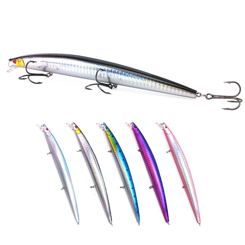 7.08'' Minnow Fishing Lure Quality Professional Hard Bait With 6 Hook Tackle 3D Eyes Crankbait Wobblers 18cm 22.9g | Спорт и