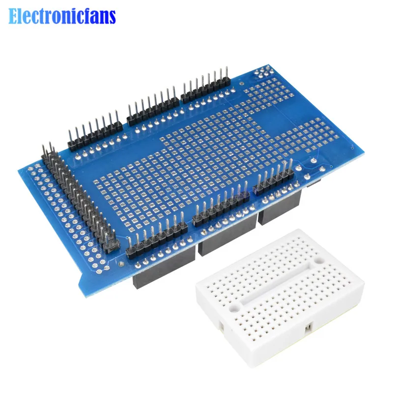 

170 Tie PointS Proto Prototype Shield V3.0 V3 3.0 Expansion Development Board + Mini PCB Breadboard For Arduino MEGA 2560 R3 DIY