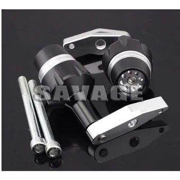

For KAWASAKI ER-6F 2012-2014 New Design Motorcycle Frame Sliders Crash Protector Falling Protection Silver