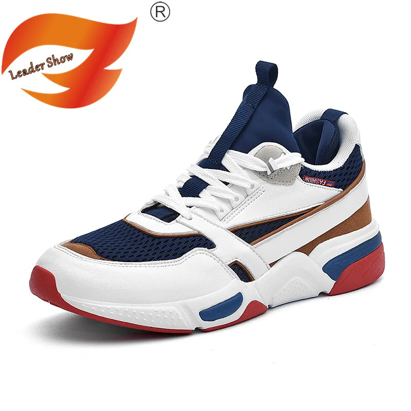 

Leader Show Men Fashion Shoes Brand Breathable Trend Sneakers Flats Men Shoes Comfortable Lace-up Casual Shoes Zapatillas Hombre