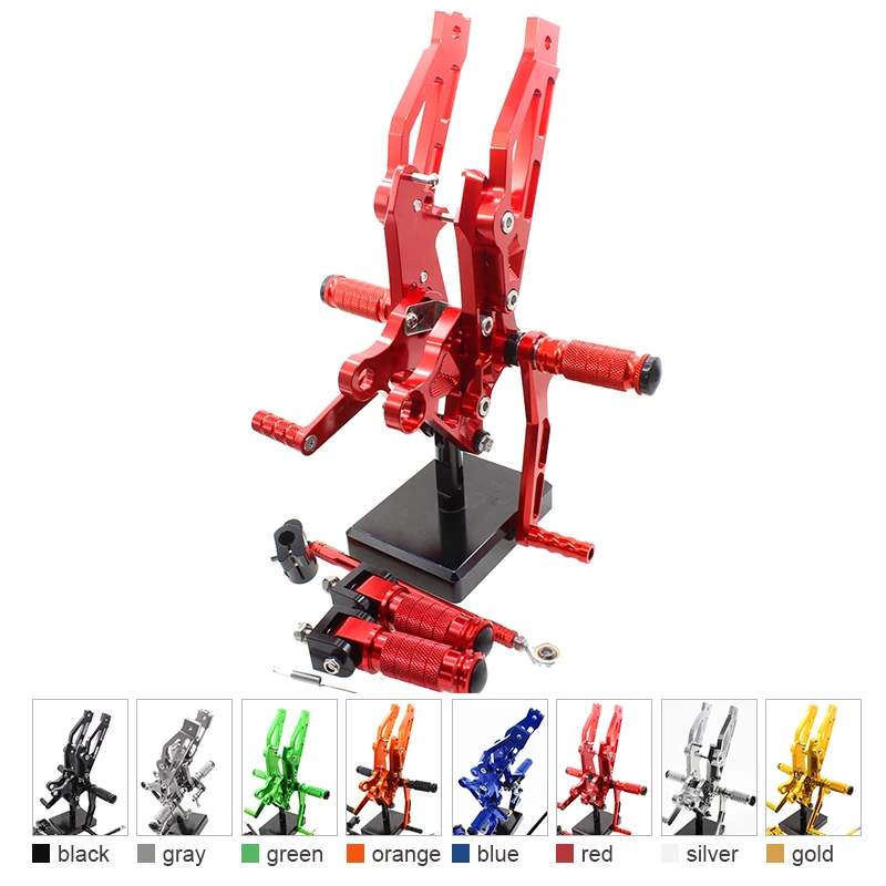 

Adjustable Motorcycle Foot Rests Rear Sets Foot Pegs Fit for HONDA MSX125 MSX 125 2012 2013 2014 2015 Rearset Accessories