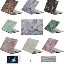 Мраморный матовый жесткий защитный чехол для MacBook Air 11 12 13 Pro 13 15 дюймов с retina Pro 13 15 touchbar A1706 A1708