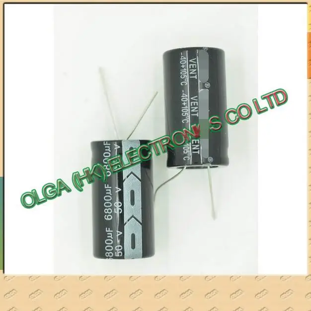 Condensadores electrolíticos de aluminio, placa base, 6800 uf / 50 v 22 22*42mm 6,8x42mm, pies blandos Condensadores electrolíticos de aluminio, placa base, 6800 uf / 50 v 22 22*42mm 6,8x42mm, pies blandos