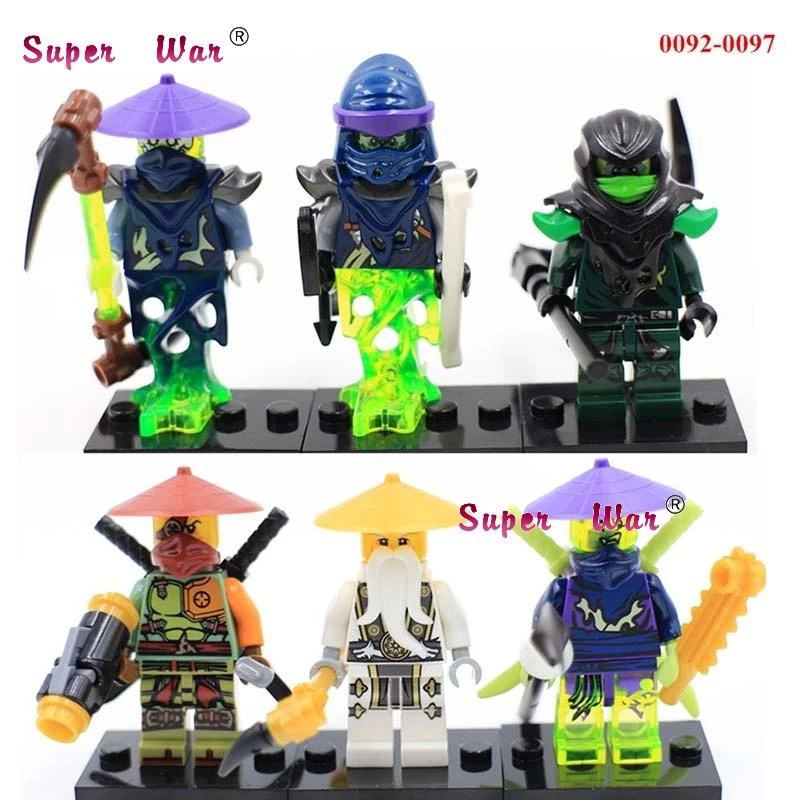 

6pcs star wars super heroes marvel avengers Ninja Wu/Morro/Ronin building blocks action model bricks toys for children