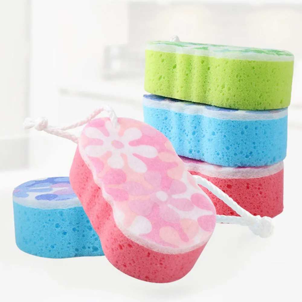

Bath Sponge Massage Multi Shower Exfoliating Body Cleaning Scrubber Cleaning