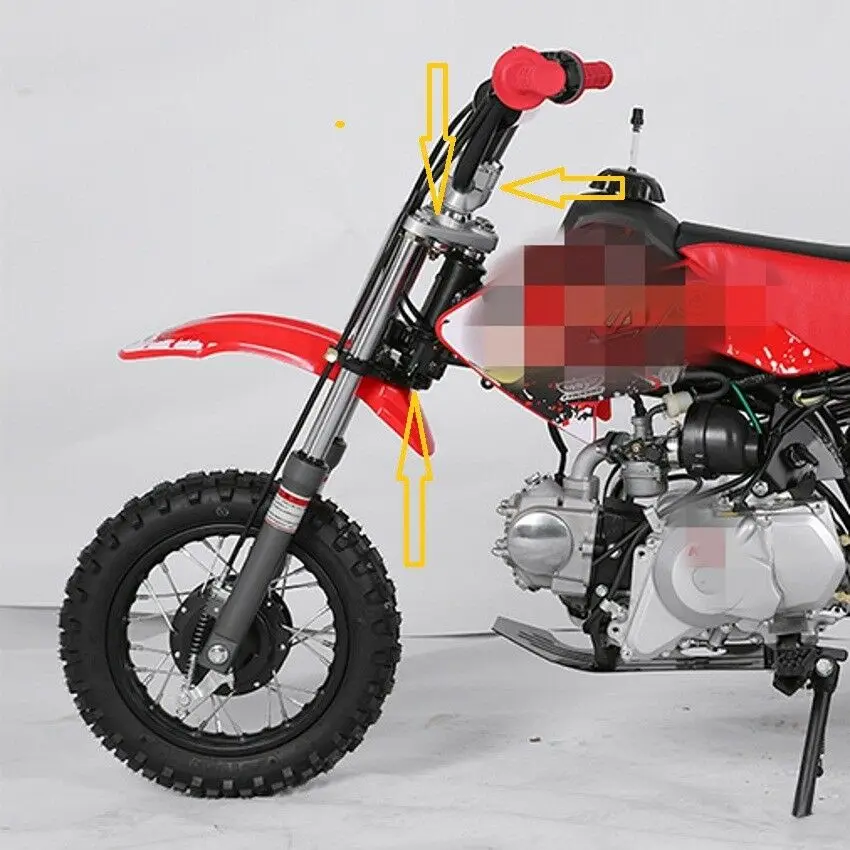 Грязь Яма велосипед тройной Дерево Зажимы CRF 50cc 70cc 90cc 110cc велосипеды грязи Fit 90B вилка