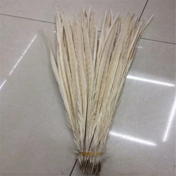 

10pcs/lot 20-22 inch White Pheasant Tail Feathers Pheasant Feather Costumes DIY Decoration sk363