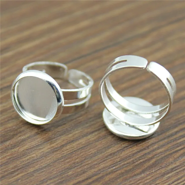 10pcs Adjustable Rings For Children, Kids Adjustable Rings, Shiny