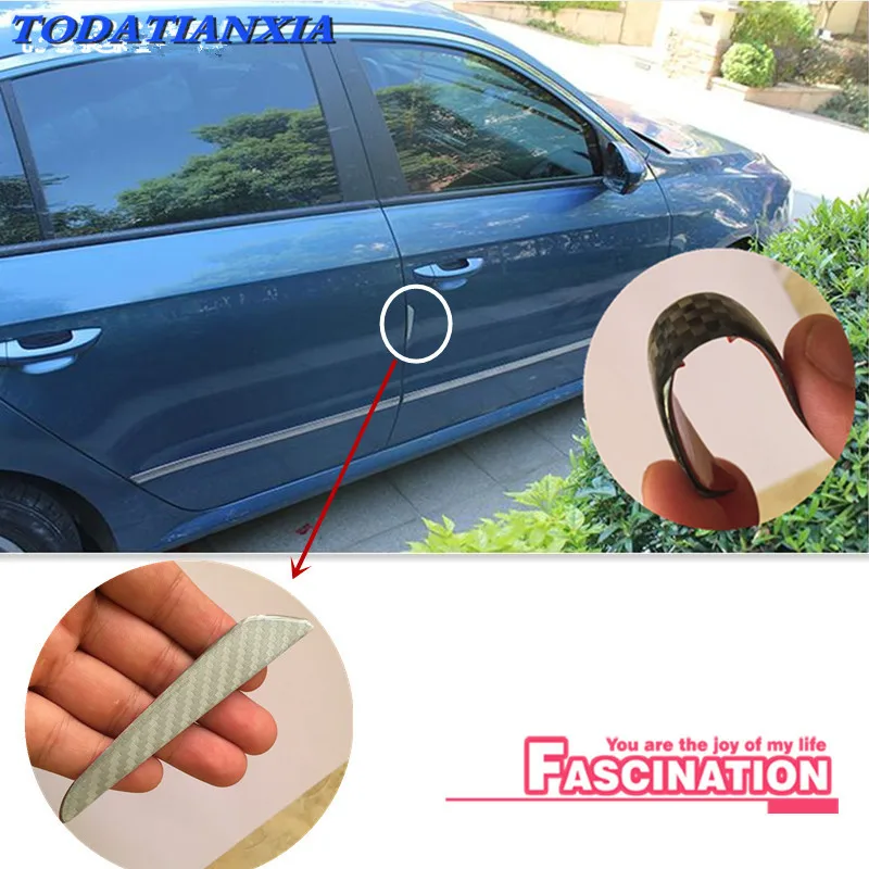 4pcs Car Door Protector Side Edge Protection Guards Stickers