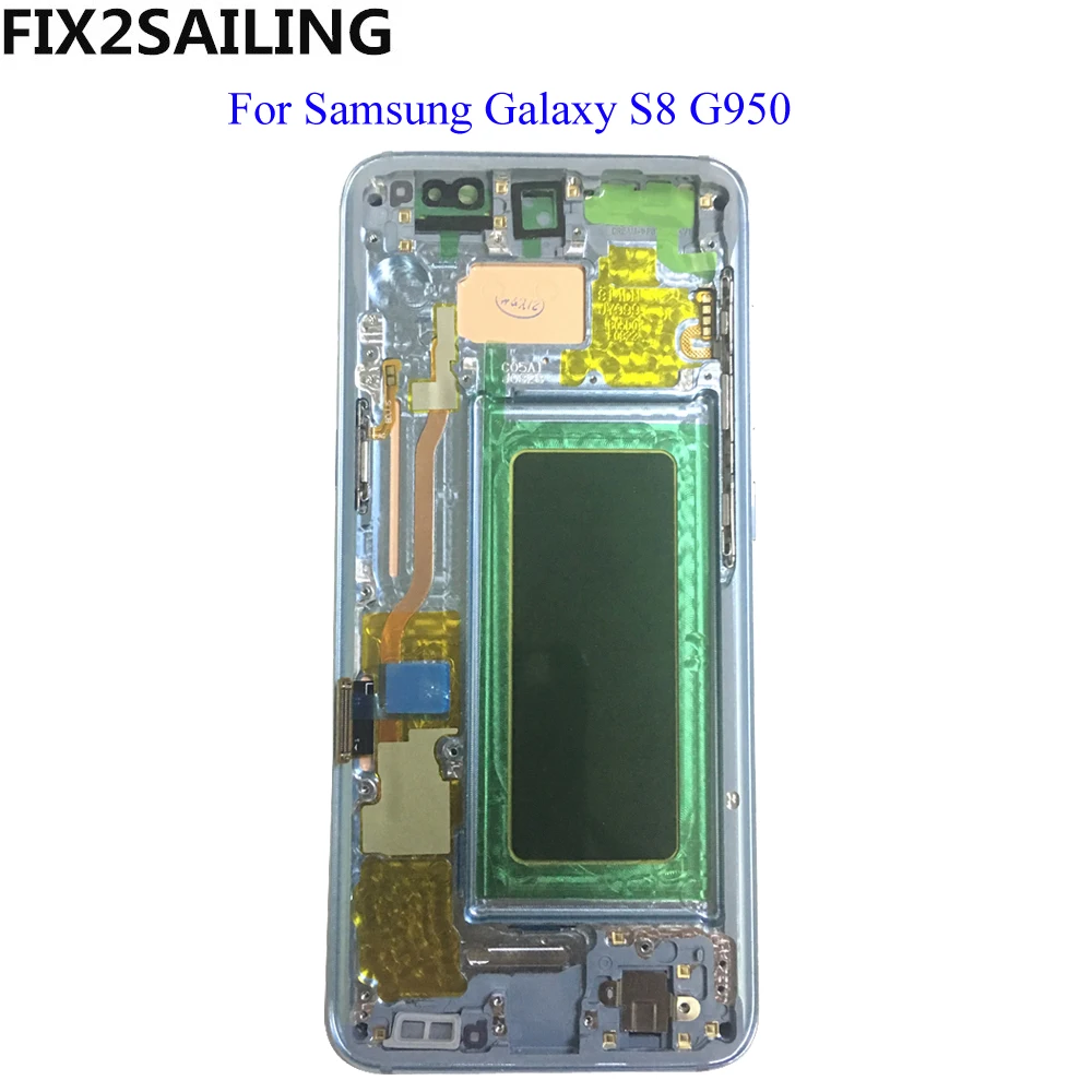 ЖК-дисплей Super AMOLED для Samsung Galaxy S8 G950F G950FD G9500 G950U 100% протестированный рабочий