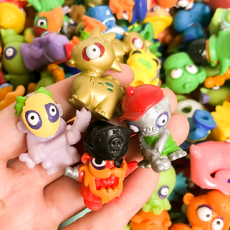 FGHGF случайный 20 шт./лот Zomlings монстр мусор резиновый мультфильм аниме банды