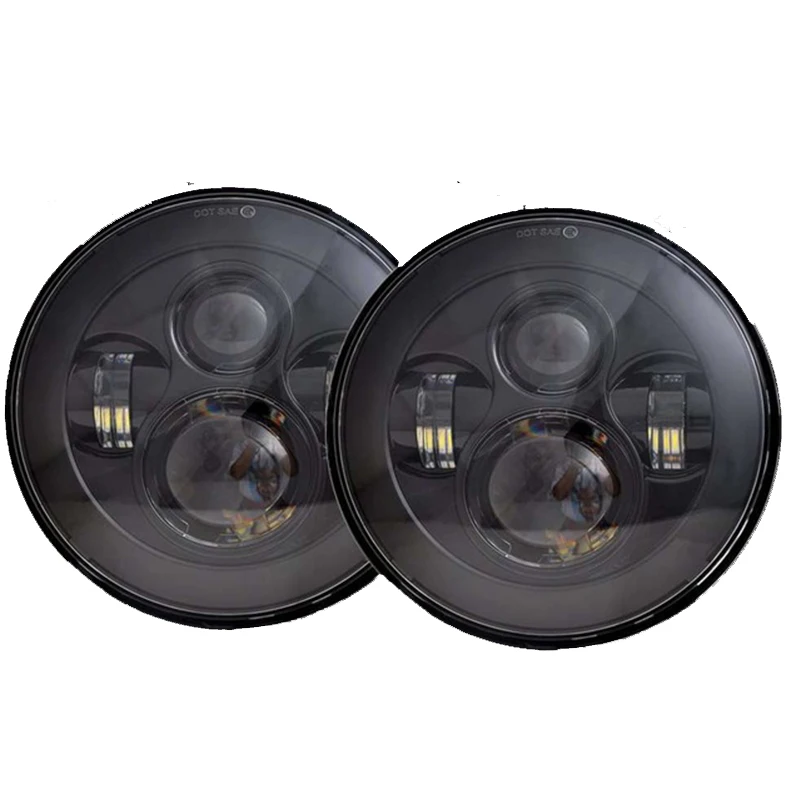 For Lada Niva 7 inch Led Headlight HiLow Beam Light Halo Angle Eyes DRL HeadLamp For Jeep Wrangler off Road 4x4 Suzuki Samural未标题-1