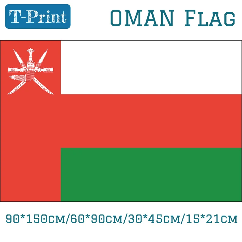 15*21 см 60*90 см, 90*150 см Оман Национальный флаг автомобиля