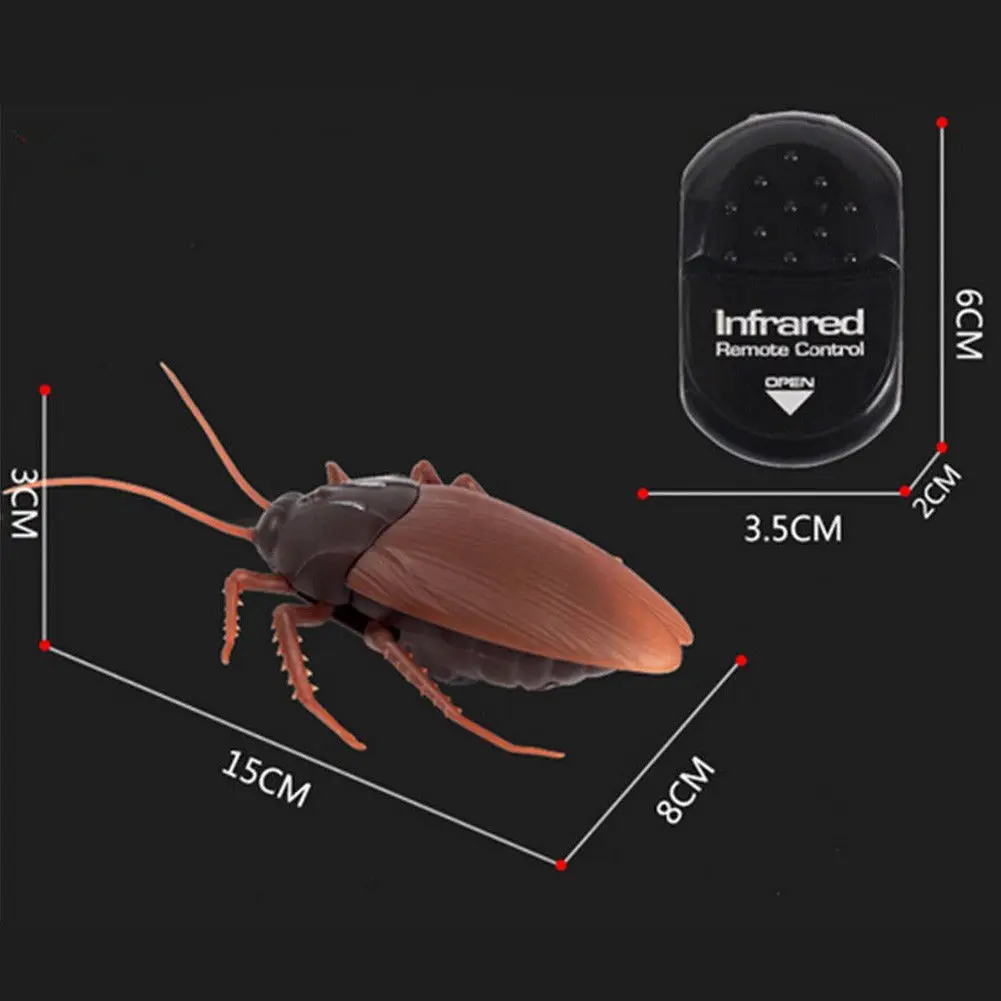RC муравьи тараканы пауки пульт дистанционного управления макет поддельные RC игрушка животное Рождественский трюк страшная игрушка