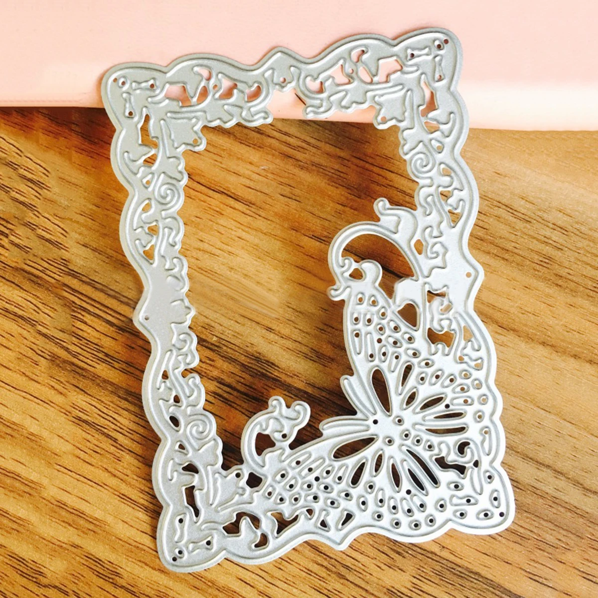 JX-LCLYL New Butterfly Frame Metal Cutting Dies Stencil Scrapbooking Card Embossing DIY