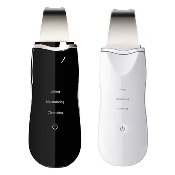 

New USB Rechargeable Portable Ultrasonic Skin Scrubber Deep Clean Vibration Facial Exfoliator Peeling Massager Cleaner Skin Care