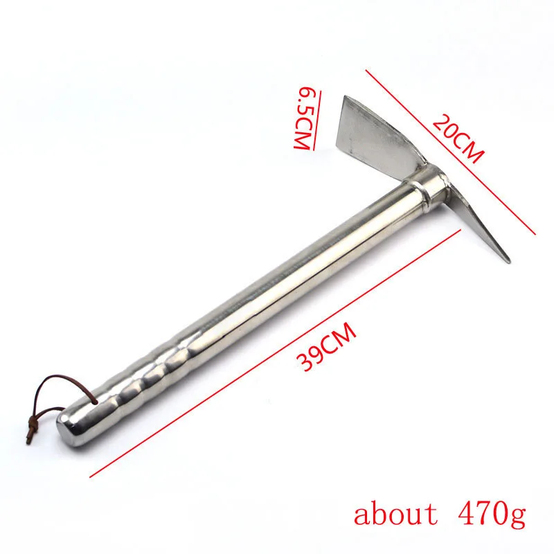 High Quality Stainless Steel Garden Tools Outdoor Tools Hoe Rake Pick-Hoe