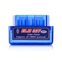 Супер Мини Elm327 Bluetooth OBD2 V1.5 Elm 327 V 1,5 OBD 2 Автомобильный диагностический инструмент сканер Elm-327 OBDII адаптер автоматический диагностический инструмент