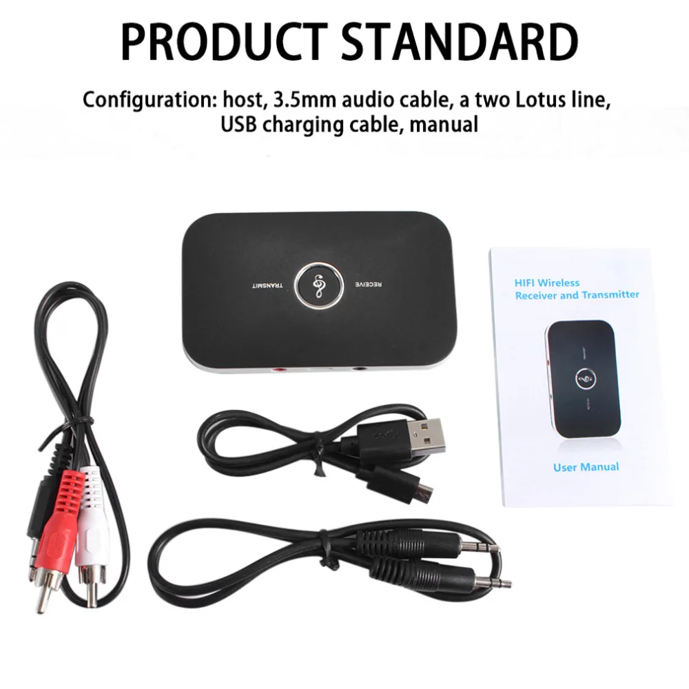 2 in1 Wireless Bluetooth Transmitter+Receiver A2DP HiFi Audio Music Adapter