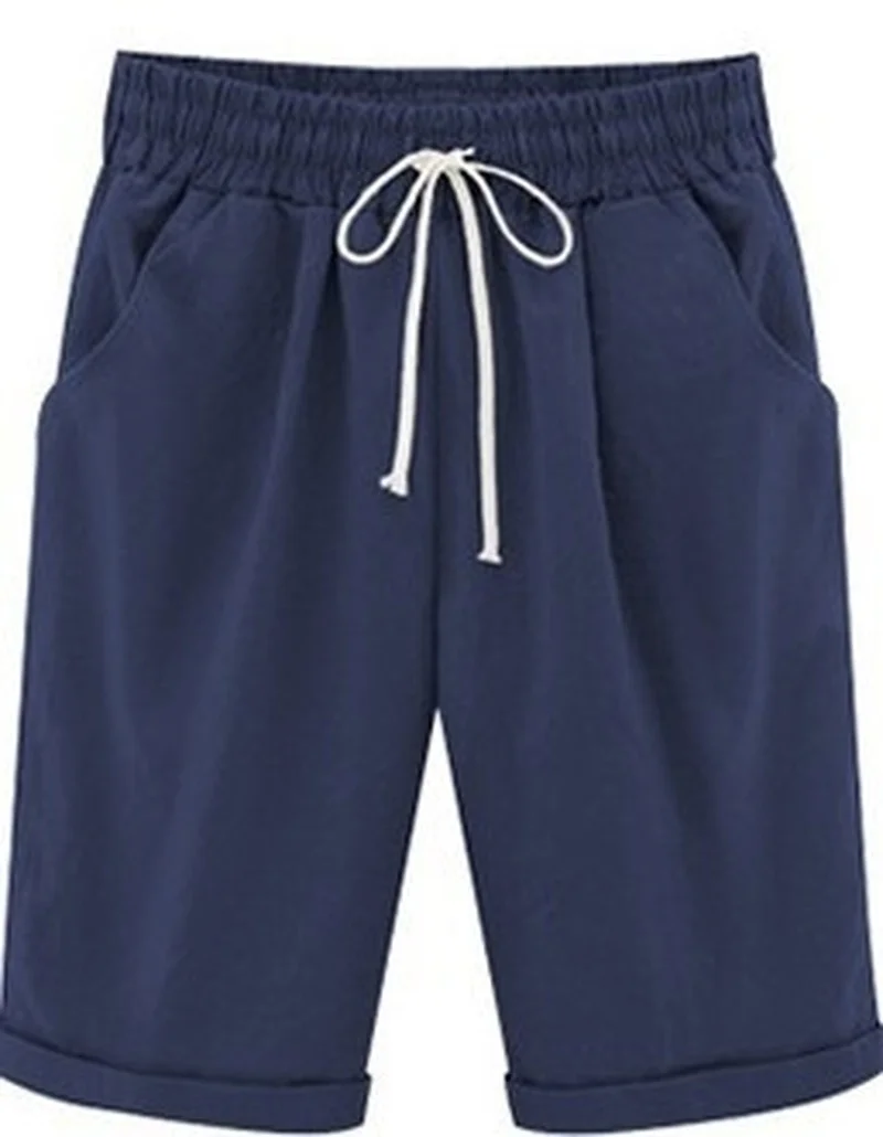 ZOGAA женские повседневные шорты праздничные пляжные облегающие шорты со шнуровкой летние уличные свободные шорты с эластичной талией Большие размеры 6XL