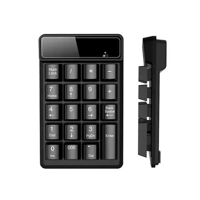  2018 2.4GHz Waterproof Wireless Numeric Keypad Numpad USB Receiver for PC Laptop 