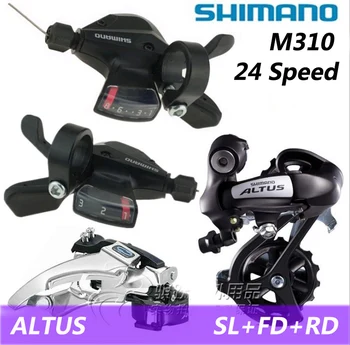 

SHIMANO Bicycle Parts ALTUS MTB Mountain Bike Gear Shift Kits Crankshaft Sprocket 3X8 24 Speed Bike Accessories