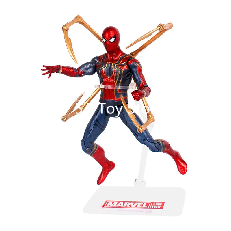 Goede Avengers 3 Oneindige Oorlog Iron Spiderman PVC Action Figure Superheld Cijfers Spider man Collectible Model Poppen Speelgoed