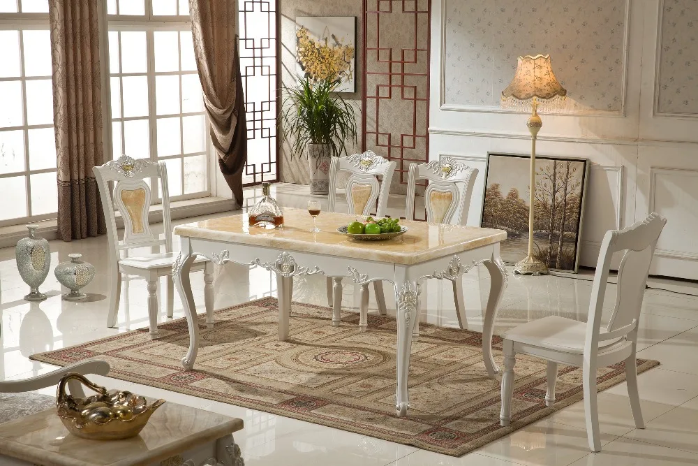 Glass Table Mesas Store Furniture Special Offer Rushed Antique Wooden No Cam Sehpalar Loft 2016 French Style Dinning Table