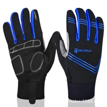 2017 New Winter Windproof Cycling font b Gloves b font MTB Bicycle Luvas Full Finger font