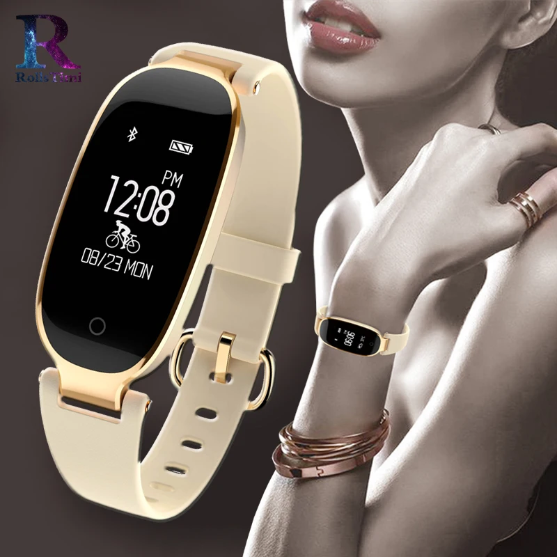 Smart Bracelet RollsTimi Heart Rate monitor smart Watch Bluetooth Casual Fashion Fitness Tracker Waterproof watch women luxury