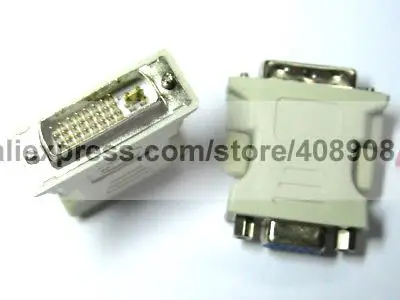 

10 Pcs 24 5 Male DVI D Dual Link to Female VGA Connector