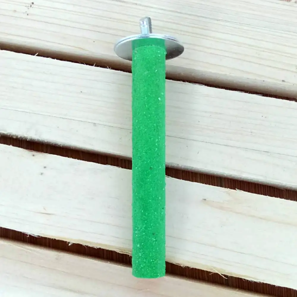 Parrot Stand Pumice Stone Perch Nail trimmer Budgie Canary Finch Cockatiel Parakeet 2 x 14cm Birds Supplies Accessories