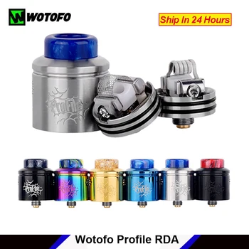 

Original Wotofo Profile RDA 24mm rebuildable dripping atomizer with Mesh Style Coil regular/squonk pin juice taster RDA