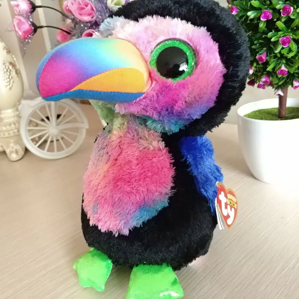 Aliexpress.com : Buy BEAKS toucan bird with tag and label TY BEANIE