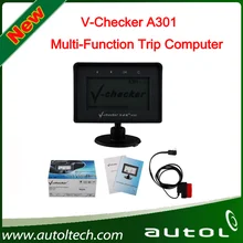 V-CHECKER VCHECKER OBD2 OBD Diagnostic Tool A301 Multi-Function Trip Computer New scan tool best price