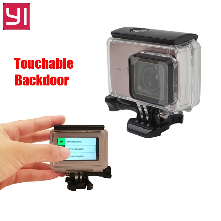 

Waterproof Housing Case Underwater Diving Protector Touch Touchable Back Door for Xiaomi Yi 4k II XiaoYiII Lite NEW Accessories