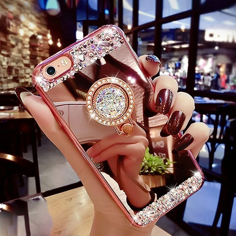 Diamond Finger Ring Phone Case cover (1)