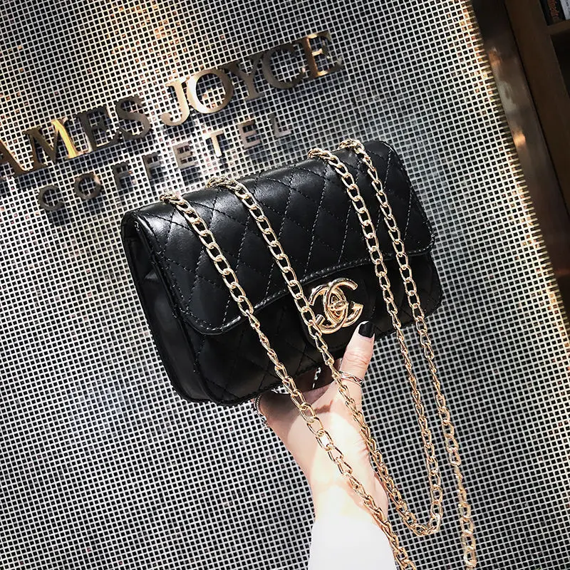 

Youbroer Summer Mini Single Shoulder Bag Chain Fashion Hand Bags Diamond Lattice Women Handbag Crossbody Bags