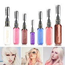 Портативная Временная Краска для волос, тушь для ресниц, Нетоксичная, Смешанная краска для волос, салонная палочка@ ME88