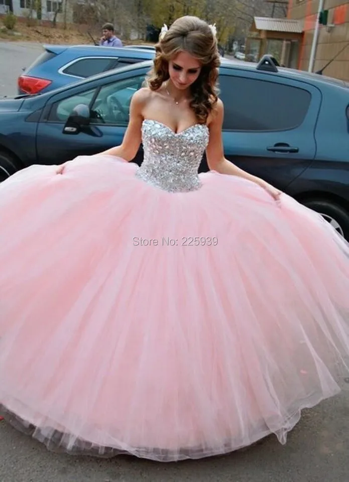 diamond quinceanera dresses